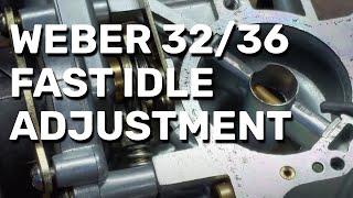 How To Adjust Fast Idle on Weber 3236 [upl. by Akinek346]