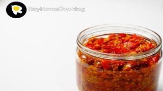 Homemade Chilli Paste [upl. by Graehl]