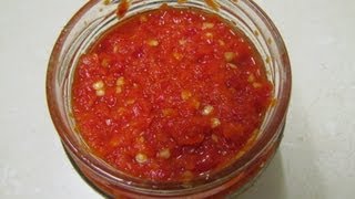 Basic home grown Chilli paste [upl. by Samalla]