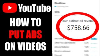 How to Put ads on YouTube Videos 2025 UPDATE [upl. by Udall]