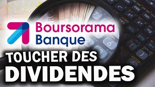 BOURSORAMA  Comment toucher des dividendes  TUTO [upl. by Jesher961]