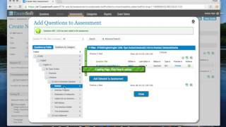 Creating Assessments in ExamSoft [upl. by Rosalba]