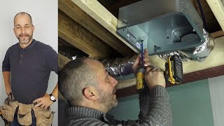 How To Install A Bathroom Fan And Exhaust [upl. by Ivzt620]