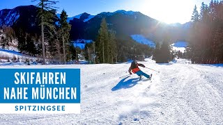 SKIGEBIET nahe MÜNCHEN  Skiing Spitzingsee  Bayern  AlpenPlus [upl. by Aehsila]