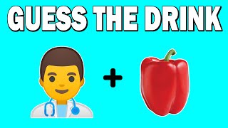 Guess The Drink by Emoji  Emoji Quiz [upl. by Norihs]