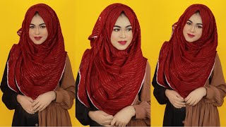 Hijab Tutorial with Dupatta Orna  MUNA [upl. by Justinn]