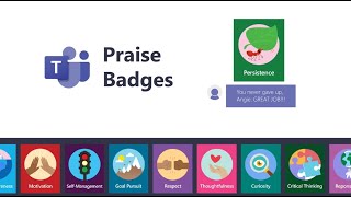 How to use Praise Badges in Microsoft Teams [upl. by Elrae]