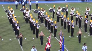 Buchholz High School Band playing the National Anthem September 14 2012 [upl. by Shulem]