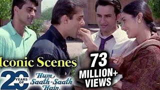 Kaate Nahi Katte Hain Lamhe Intezar ke  Superhit Romantic Scene  Hum Aapke Hain Koun [upl. by Bekelja454]