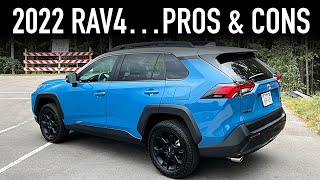 Pros amp Cons of the 2022 Toyota RAV4 [upl. by Dlarej]