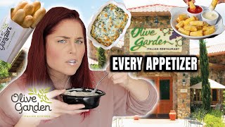 OLIVE GARDEN APPETIZERS RANKED Which are the best [upl. by Islaen]