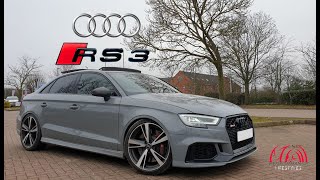 2018 Audi RS3 Saloon  8V  Nardo Grey This is one STUNNING motor [upl. by Genisia]