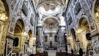 Palermo Sicily Italy A Walk Inside the Church of St Catherine [upl. by Anzovin]