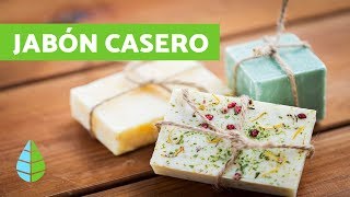 JABON CASERO de GLICERINA  COMO HACER JABON con glicerina [upl. by Elbas]