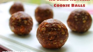 No Bake Nutella Cookie Balls  4 Ingredients [upl. by Nielson]