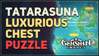 Tatarasuna Luxurious Chest Puzzle Genshin Impact Kannazuka [upl. by Yhtamit]