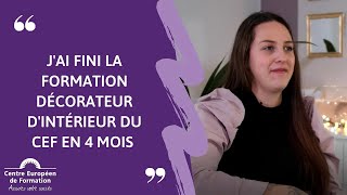 Laura vous partage son avis sur le CEF et la formation décoration [upl. by Fesoj]