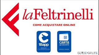 Come acquistare libri online da Feltrinelli con 18app e Bonus Docente [upl. by Dylane]