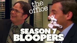 Season 7 Bloopers  The Office US  Comedy Bites [upl. by Shelburne300]