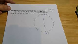 Solving reallife problems involving conic sections part 1 [upl. by Aiam313]