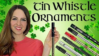 TIN WHISTLE ORNAMENTATION TUTORIAL  easy for beginners [upl. by Kosel]