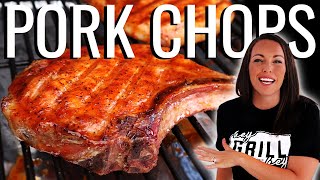 THE BEST Smoked Pork Chops  How To [upl. by Frantz]