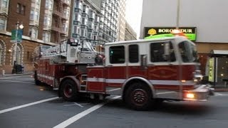 San Francisco Fire Department  Jones St amp Post St San Francisco California [upl. by Stier]