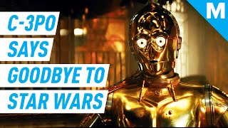 C3PO Says Goodbye to Star Wars  Exclusive Interview [upl. by Lorola]