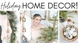 CHRISTMAS DECORATING IDEAS  HOLIDAY DECOR HAUL [upl. by Nikral]