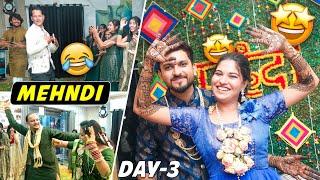 Shikha Sharma ki Mehndi Rasam  Shikha’s wedding vlog 9🔥 Day 3 [upl. by Lluj696]