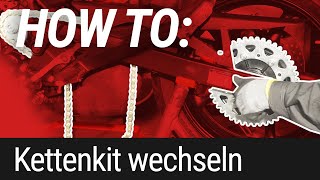 HOW TO Kettensatz wechseln am Motorrad [upl. by Trebuh308]