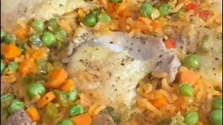 Arroz con Pollo  Mexican Chicken and Rice [upl. by Kendell]