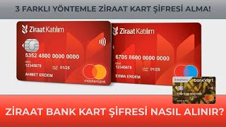 Ziraat Bankası Kart Şifresi Nasıl Alınır Ziraat Kart Şifresi Değiştirme Bankamatik Şifre Alma [upl. by Toolis]