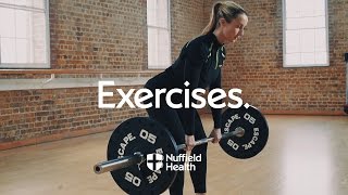 Romanian Deadlift  Nuffield Health [upl. by Nuahsar]