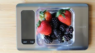 Etekcity Smart Nutrition Scale Test  Review  The Sweetest Journey [upl. by Meggie]