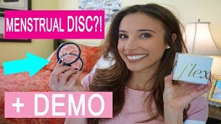 Flex Menstrual Disc  Demo I PERIOD TALK [upl. by Annwahsal]