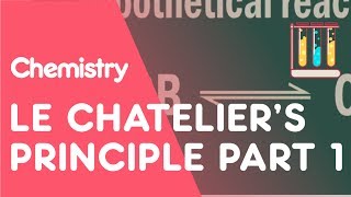 Le Chateliers Principle Part 1  Reactions  Chemistry  FuseSchool [upl. by Scoles]