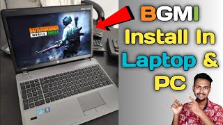 How To Install Battleground Mobile India In Laptop And PC 2021  BGMI Install Kaise Kare [upl. by Ayocat]