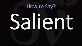 How to Pronounce Salient CORRECTLY [upl. by Terra]