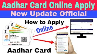 How to apply online aadhar card  Aadhar card ke liye online apply kaise kare 2020 [upl. by Gasser]