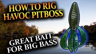 HOW TO RIG A BERKLEY HAVOC PITBOSS HOW TO FISH A BERKLEY HAVOC PITBOSS GOOD BAIT FOR BIG BASS [upl. by Hendricks]