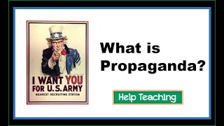 What is Propaganda An Introduction to Propaganda Techniques [upl. by Kean]