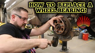 How to replace a wheel bearing [upl. by Cheung556]