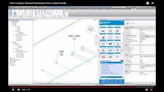 How to Export Shared Parameters from a Revit Family [upl. by Sissel]