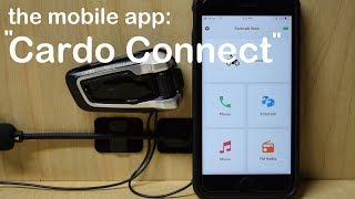 Cardo PACKTALKBOLD  Remote Control  Cardo Connect app [upl. by Eniamrehc]