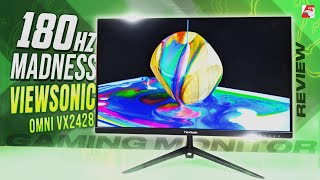 VIEWSONIC VX2428 IPS 180Hz Gaming Monitor review [upl. by Thacher]