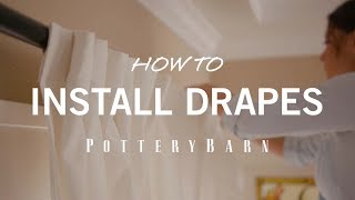 How to Install Drapes [upl. by Windham]