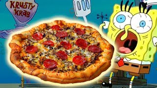 How To Make the KRUSTY KRAB PIZZA from Spongebob Squarepants  Feast of Fiction [upl. by Tterag]