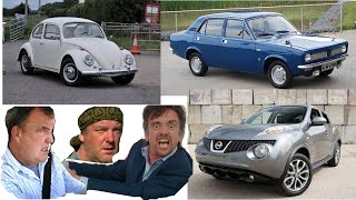 Hammond Clarkson and May Most Hated Cars Compilation [upl. by Sicard287]