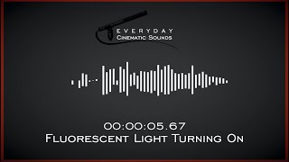 Fluorescent Light Turning On  HQ Sound Effects [upl. by Lebbie]